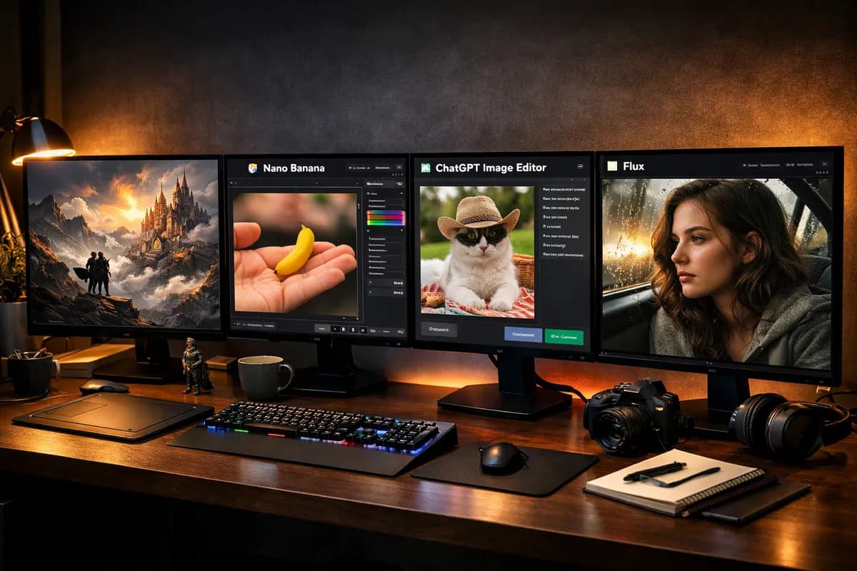 2026 Midjourney vs Nano Banana vs ChatGPT Image vs Flux 비교… 해외 실제 사용자들은 어떤 조합을 선택할까