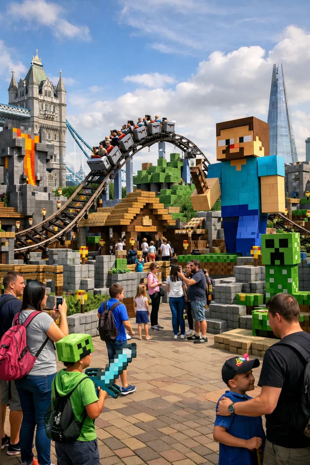 런던에 마인크래프트 테마파크가 생긴다고?